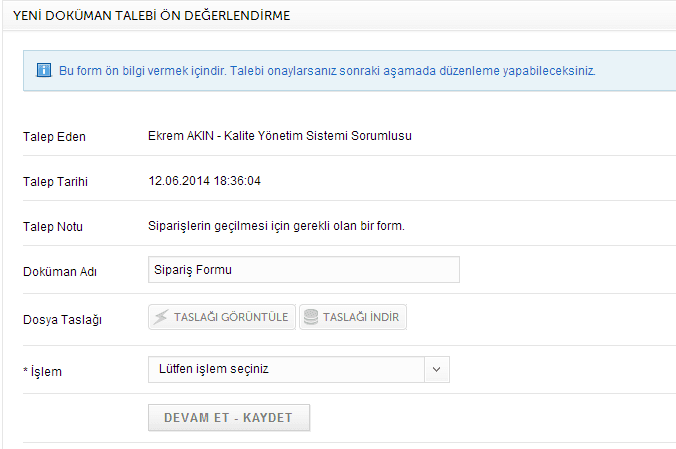 How to Pre-Evaluate a Document Revision Request?